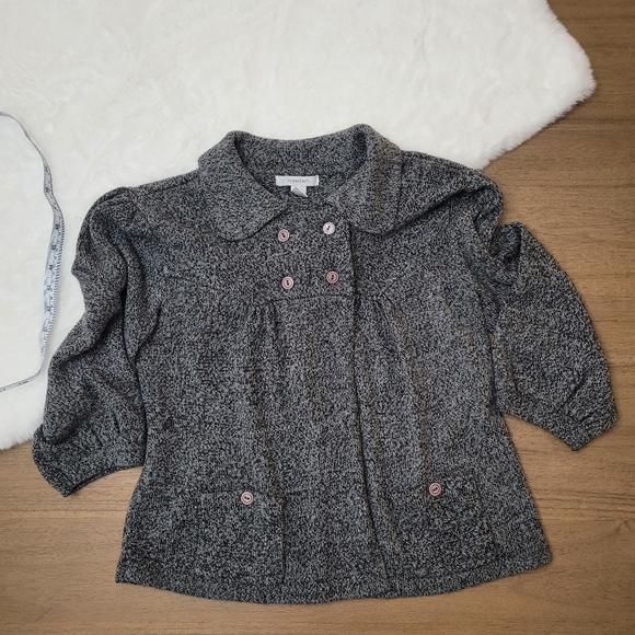 Grey Knit Dress Barn Cardigan (Large) - Picture 14 of 14